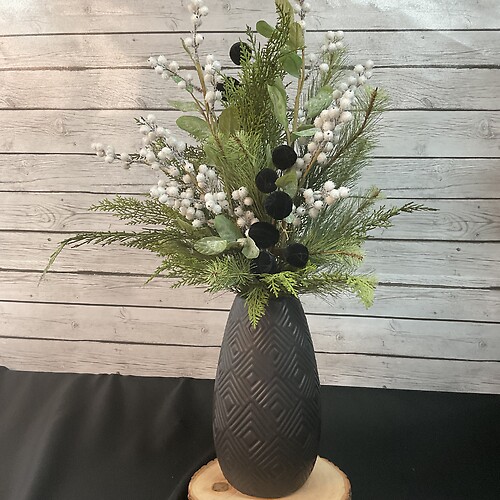 Black and White arrangement
